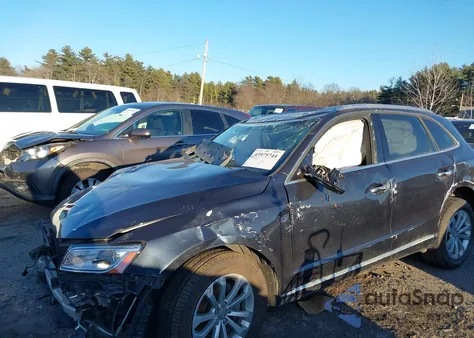 2016 Audi Q5 2.0T Premium из США, поврежденный, VIN WA1L2AFP5GA088821